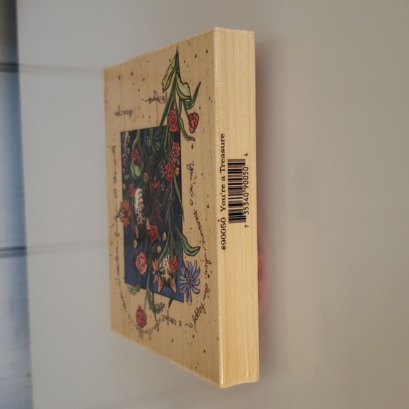 Large Cat Stamp D Morgan #90050 You're a Treasure Stamps Happen Inc - Picture 5 of 12